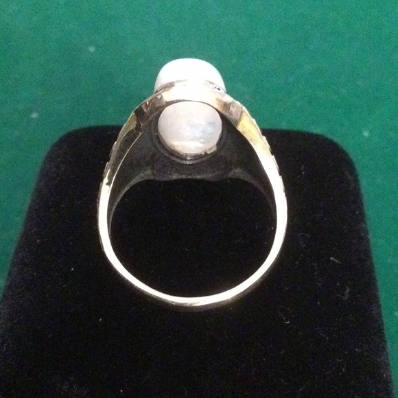 INCREDIBLE TOP QUALITY BLUE MOONSTONE RING - Picture 4 of 8